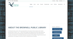 Desktop Screenshot of brownell-libraryri.org